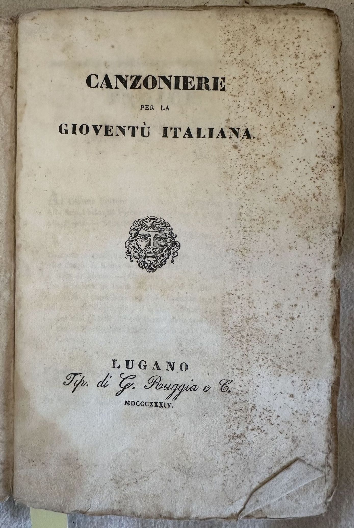 CANZONIERE PER LA GIOVENTU ITALIANA