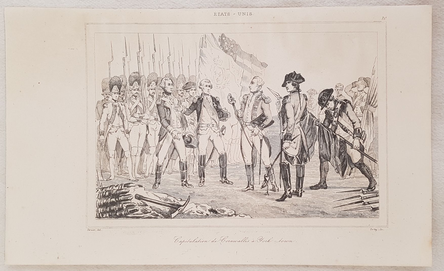 CAPITULATION DE CORNWALLIS A YORK TOWN