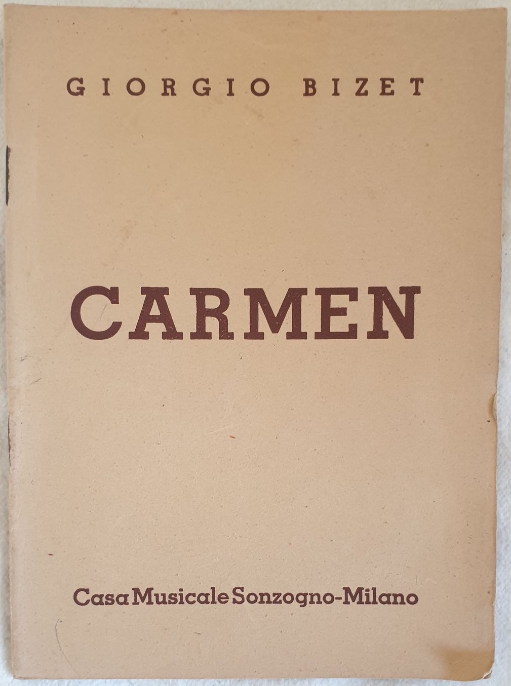 CARMEN DRAMMA LIRICO IN QUATTRO ATTI Tratto dalla novella di …