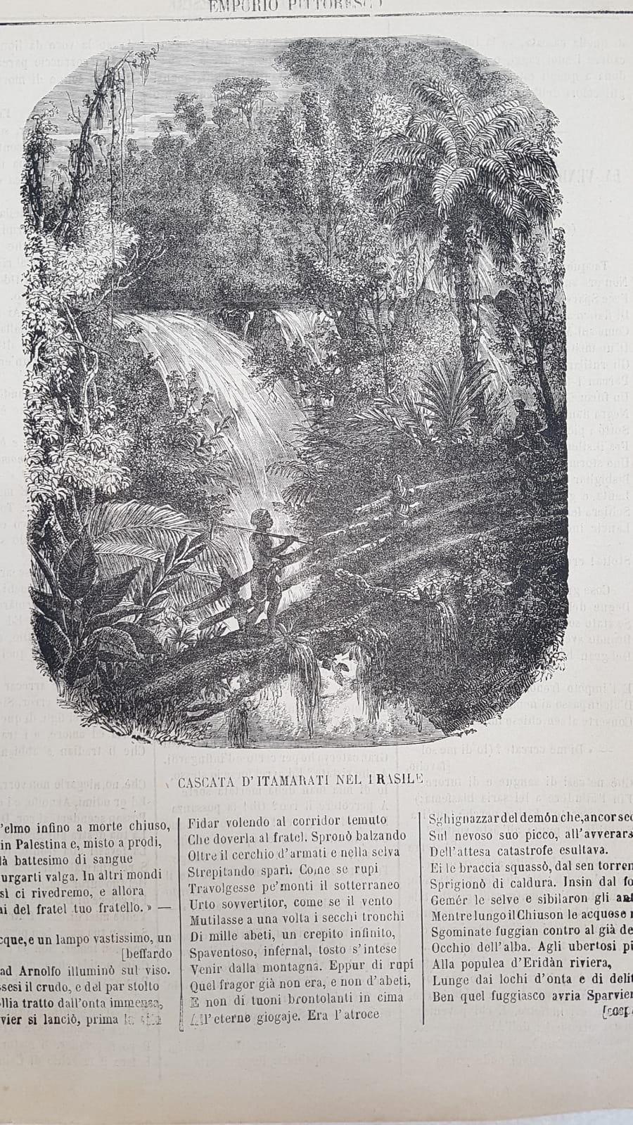 CASCATA D’ITAMARATI NEL BRASILE