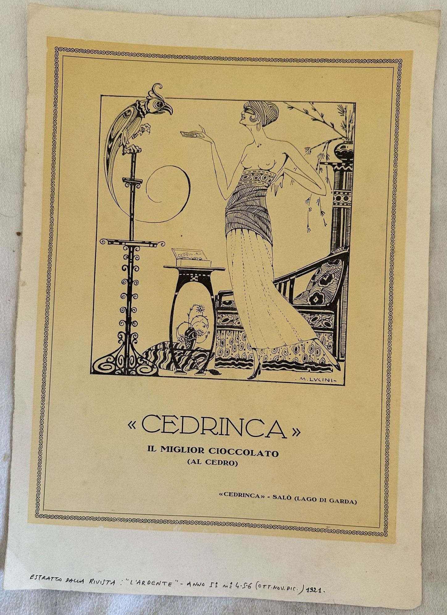 CEDRINCA IL MIGLIOR CIOCCOLATO (AL CEDRO) "CEDRINCA" SALO (LAGO DI …
