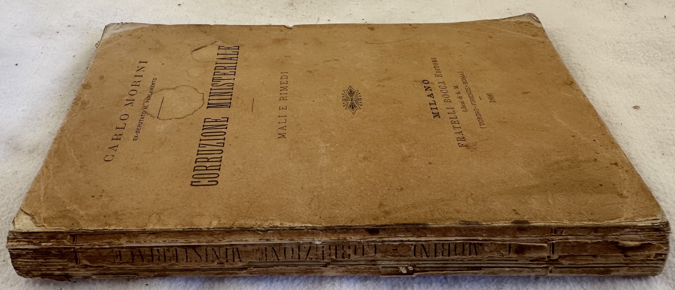 CORRUZIONE MINISTERIALE MALI E RIMEDI