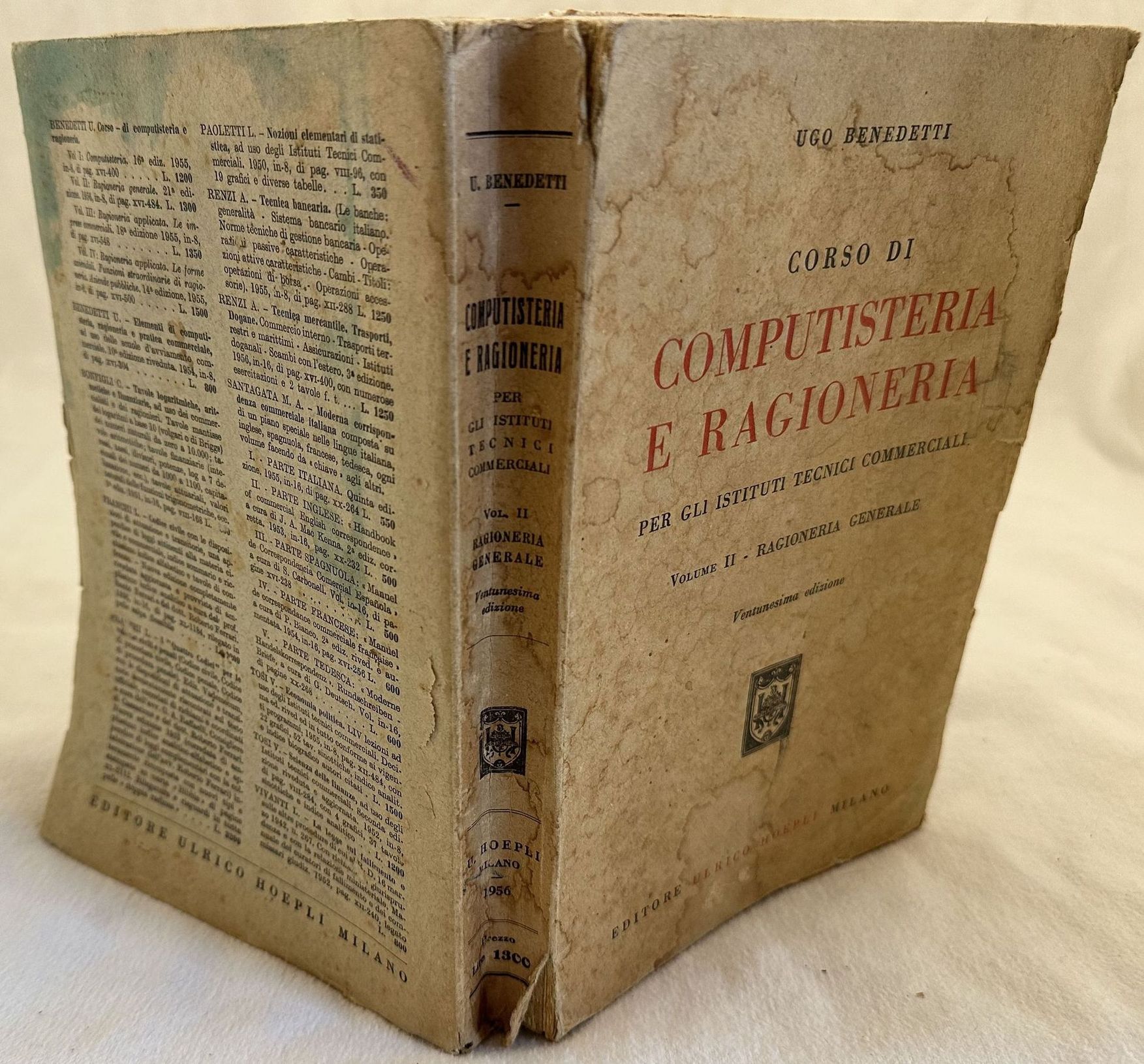 CORSO DI COMPUTISTERIA E RAGIONERIA PER GLI ISTITUTI TECNICI COMMERCIALI …