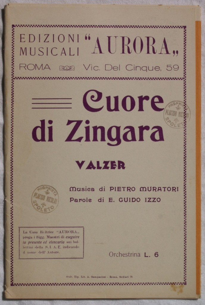 CUORE DI ZINGARA