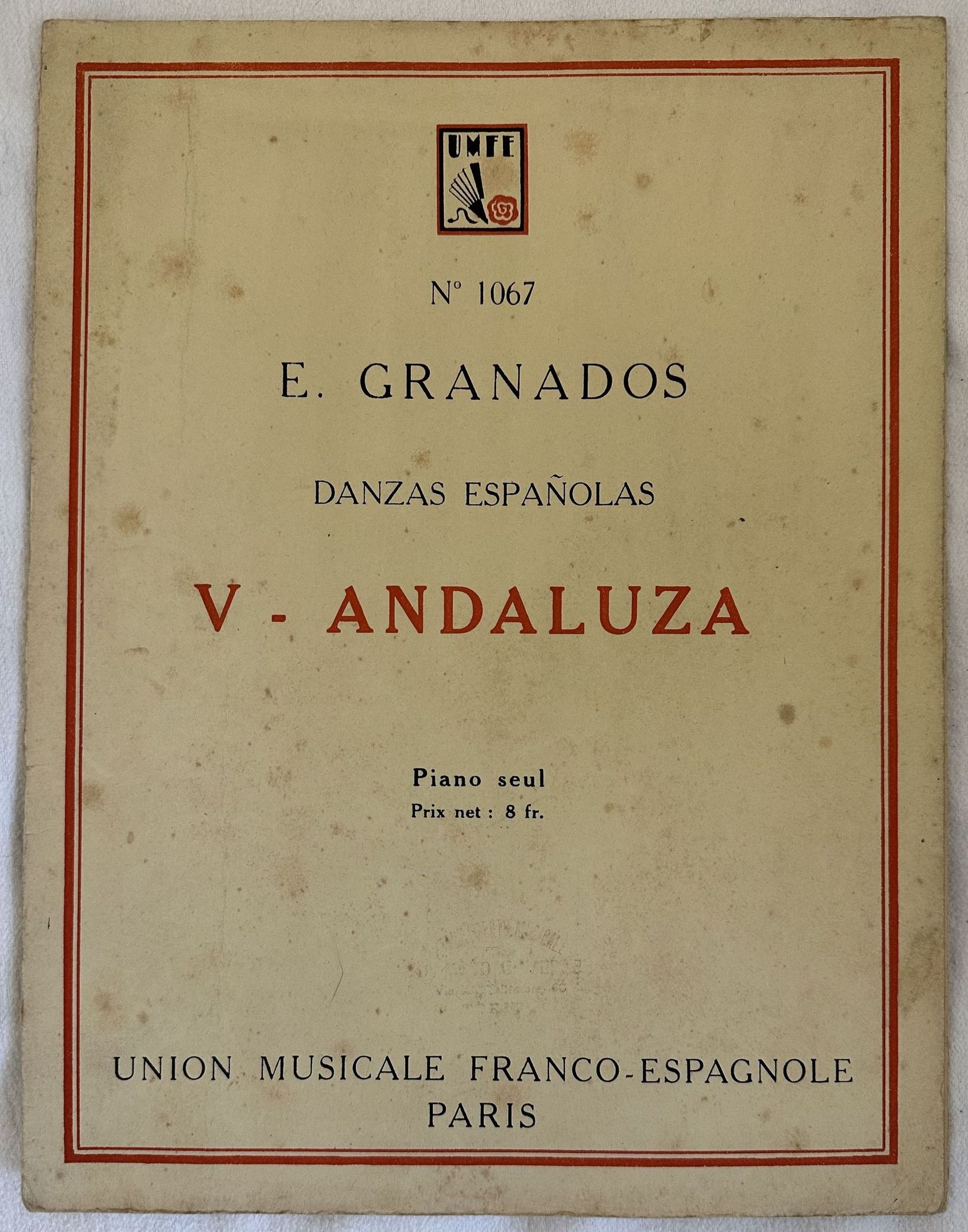 DANZAS ESPANOLAS V. ANDALUZA