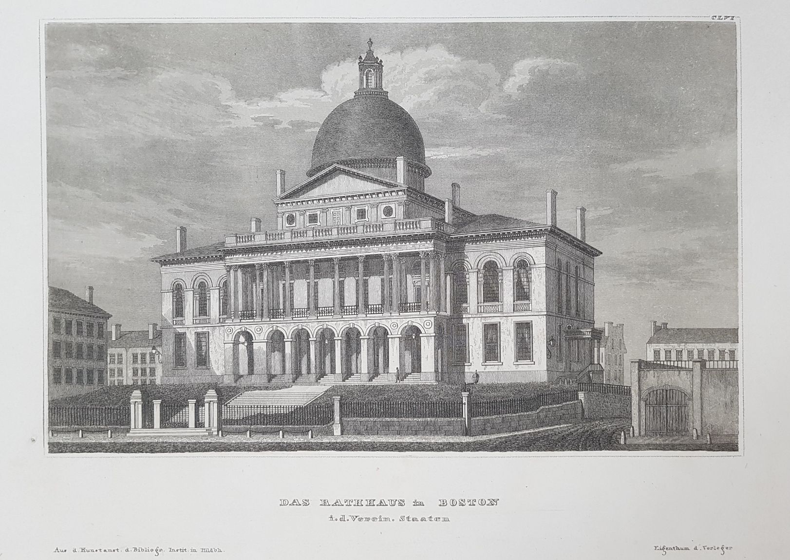 DAS RATHHAUS IN BOSTON Bibliograph instit. In Hildbh