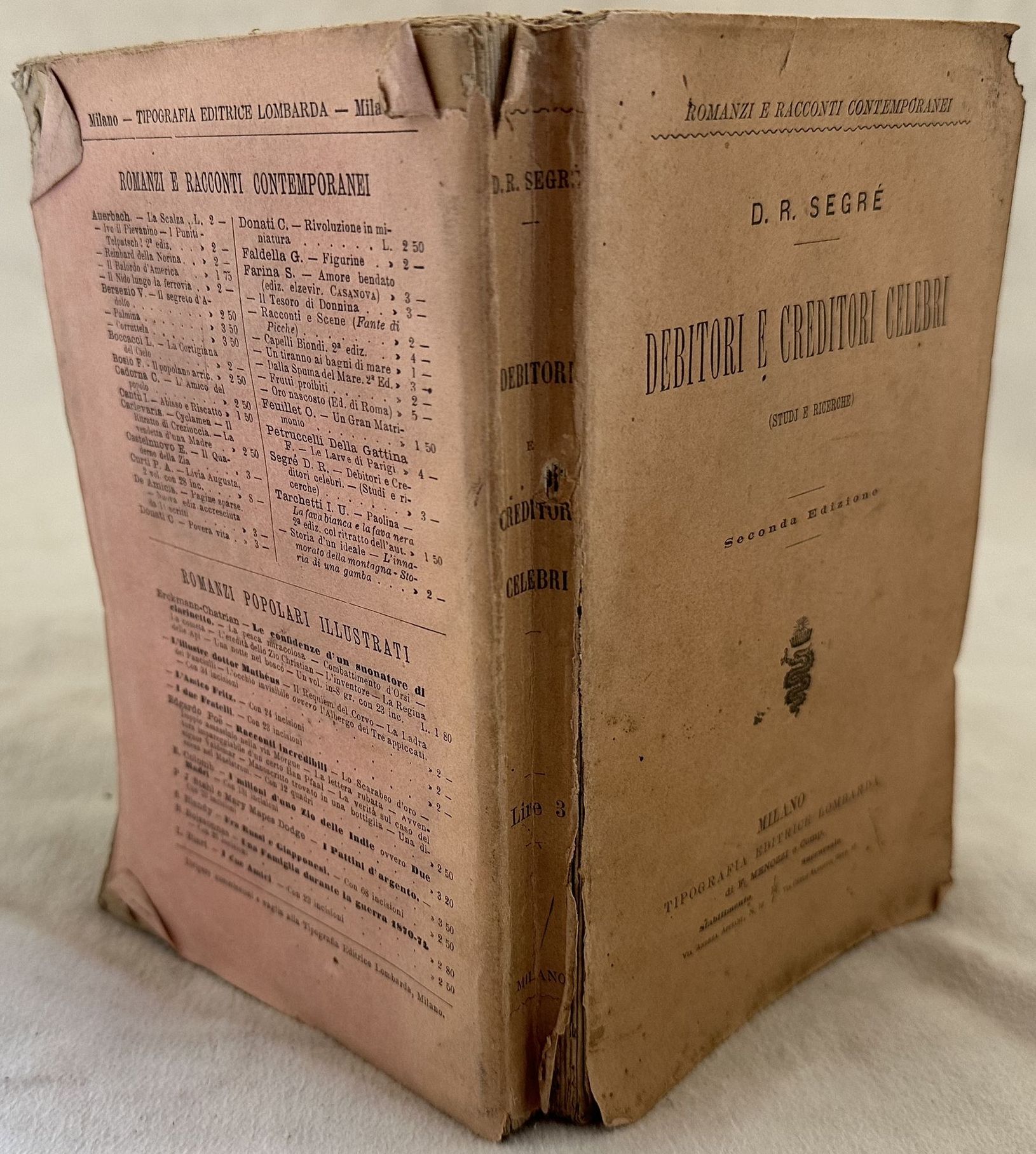 DEBITORI E CREDITORI CELEBRI (STUDJ E RICERCHE)