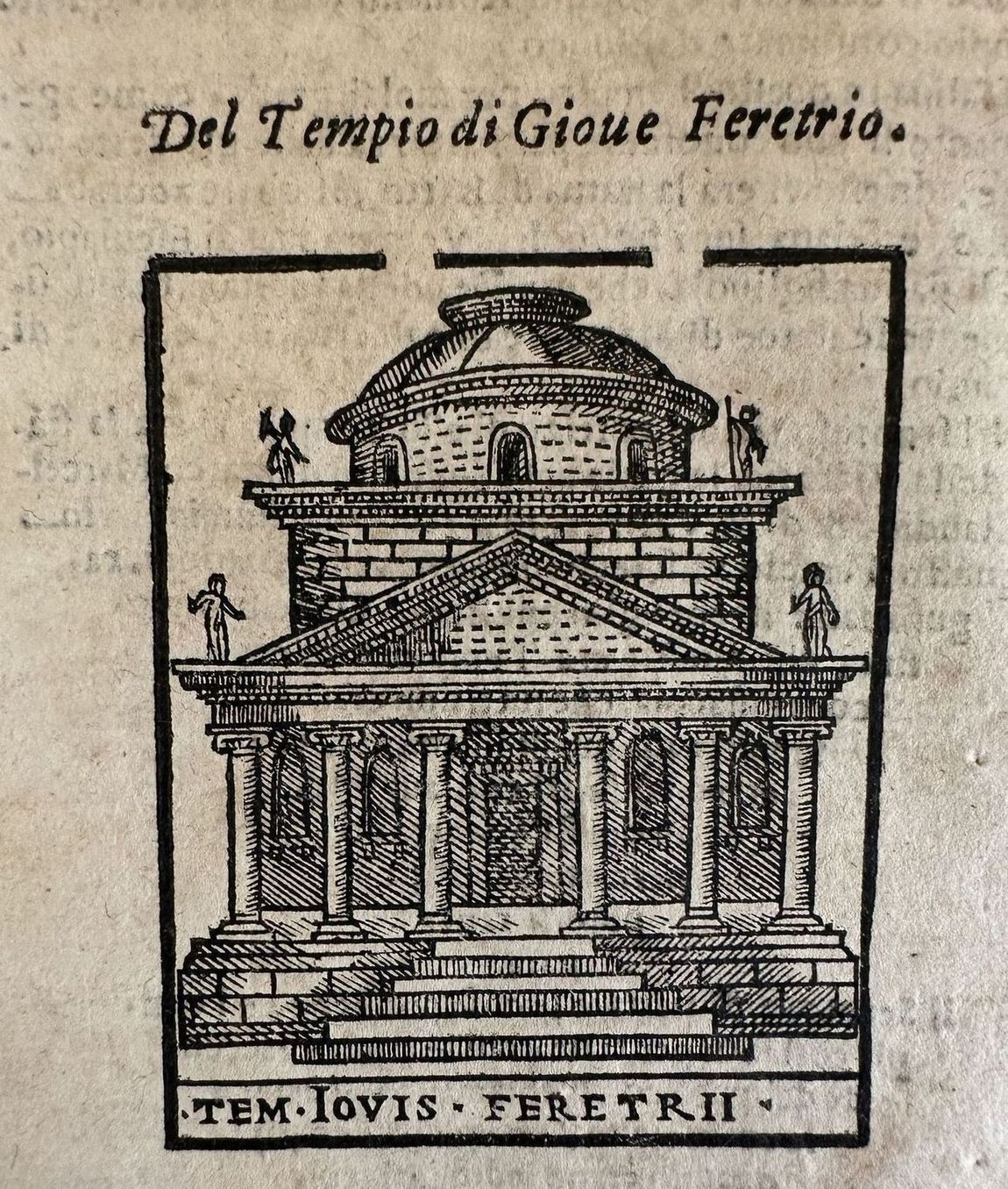 DEL TEMPIO DI GIOVE FERETRIO