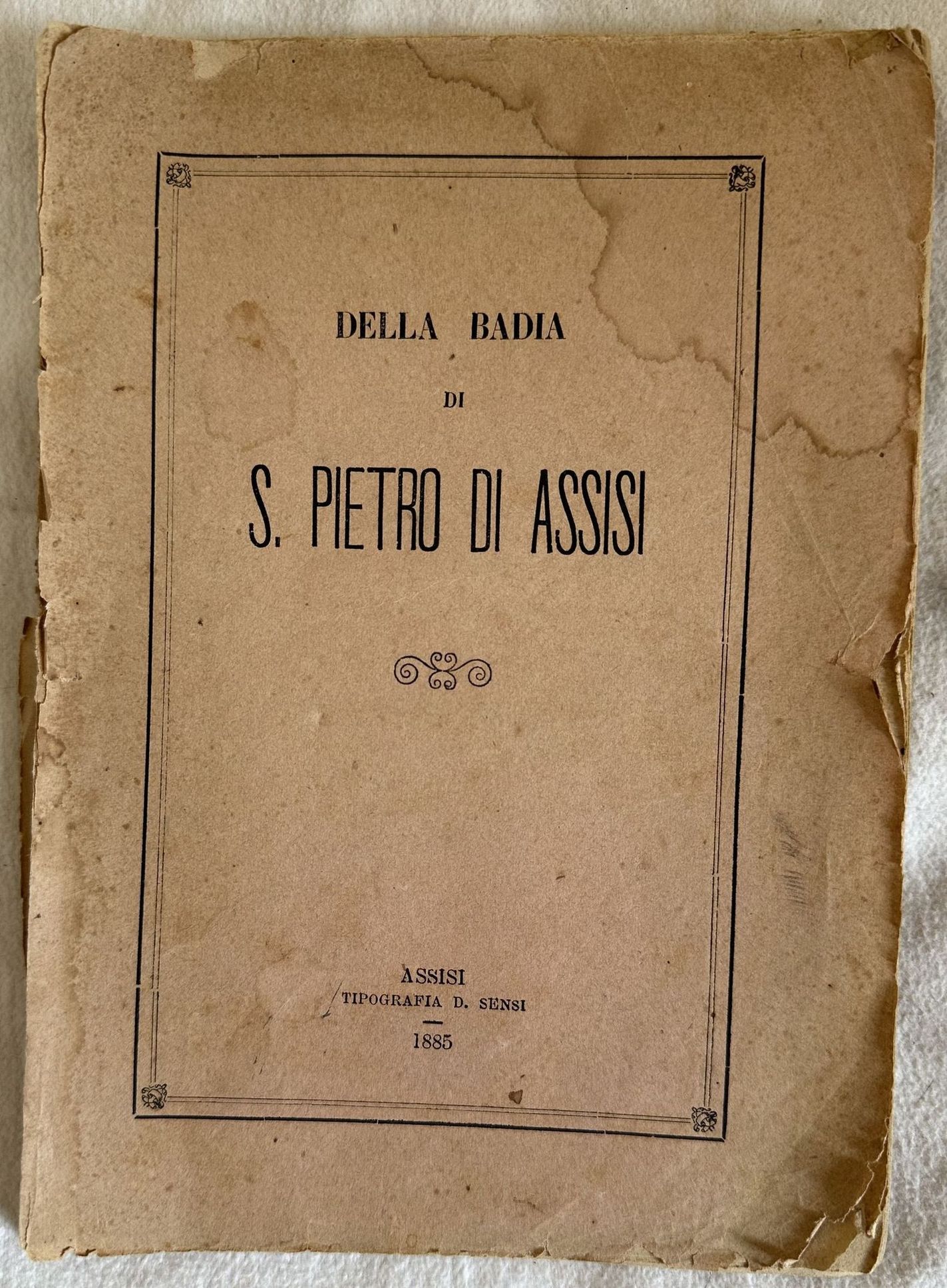 DELLA BADIA DI S. PIETRO DI ASSISI