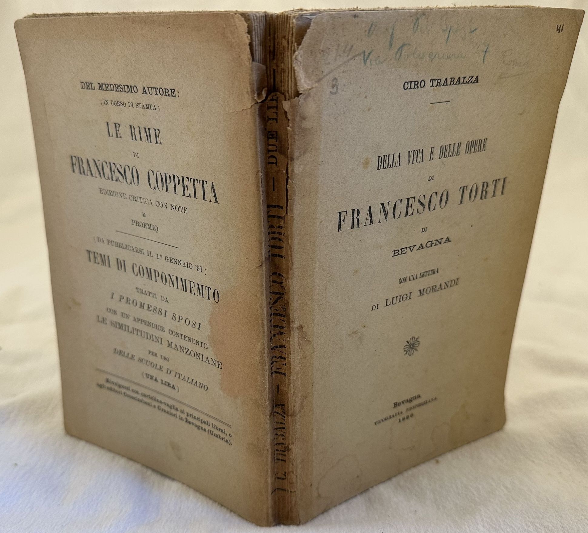 DELLA VITA E DELLE OPERE DI FRANCESCO TORTI DI BEVAGNA …