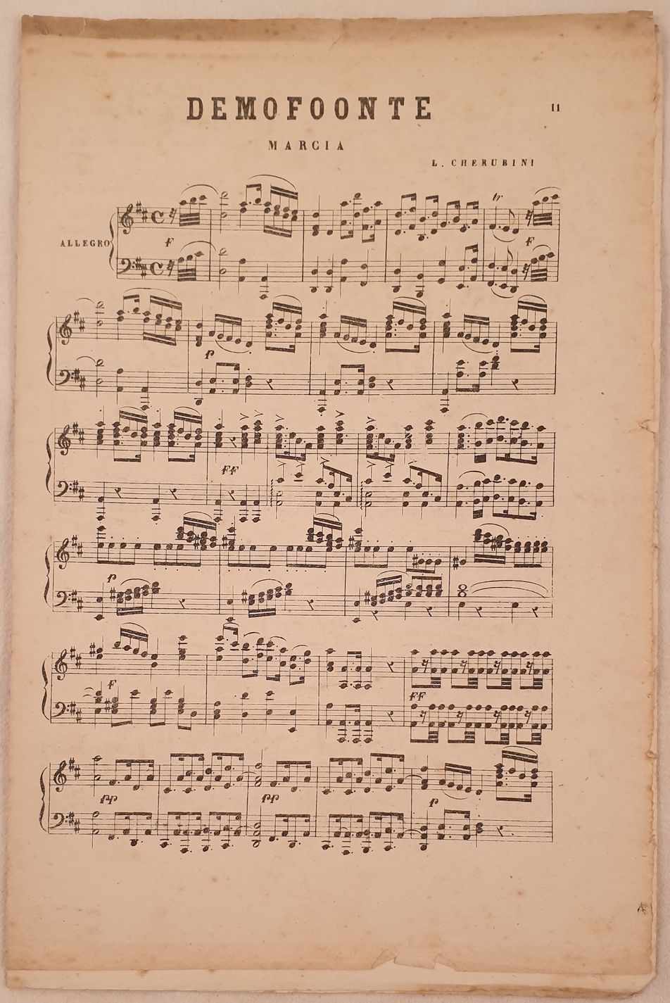DEMOFONTE MARCIA, SINFONIA