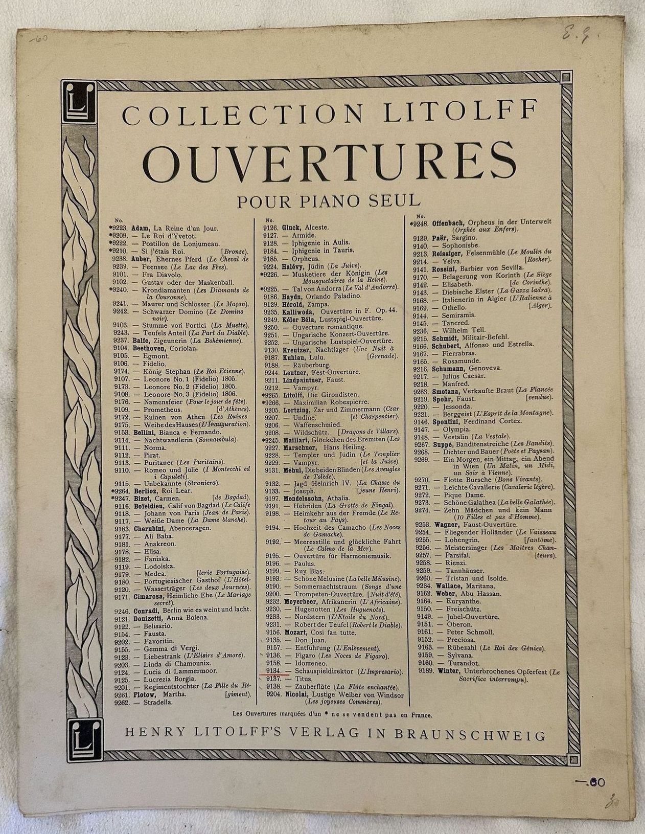 DER SCHAUSPIELDIRECTOR (L'IMPRESARIO)