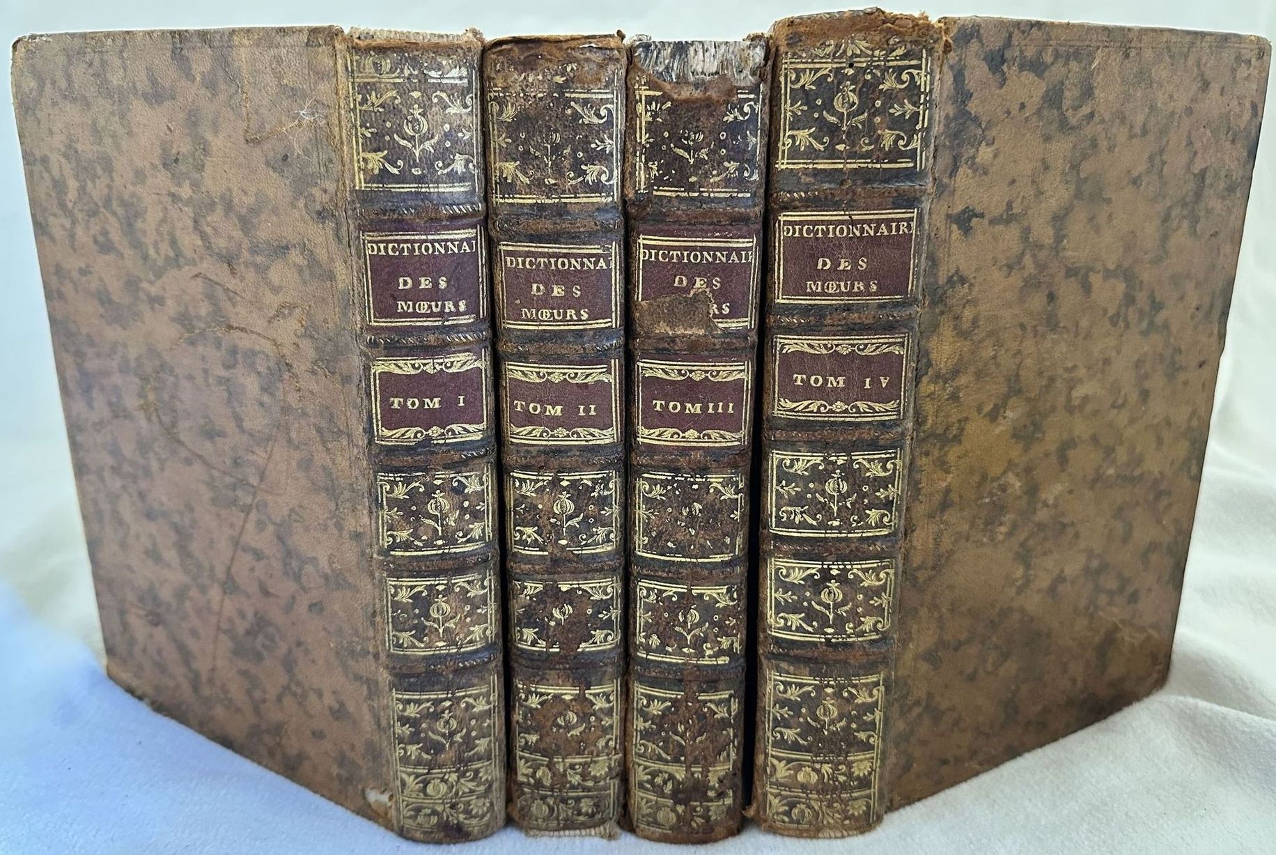 DICTIONNAIRE UNIVERSEL HISTORIQUE ET CRITIQUE DES MOEURS