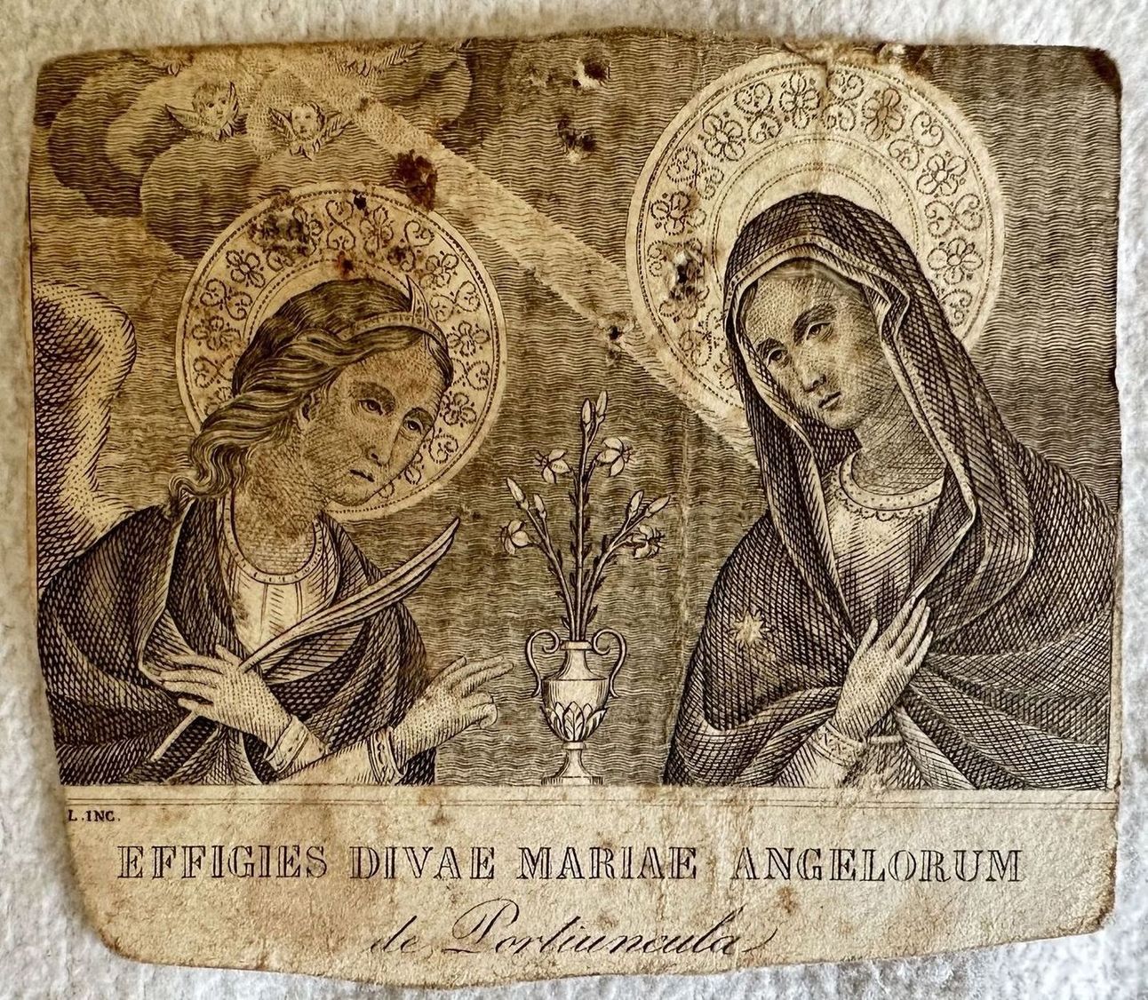 EFFIGIES DIVAE MARIAE ANGELORUM DE PORTIUNCOLA