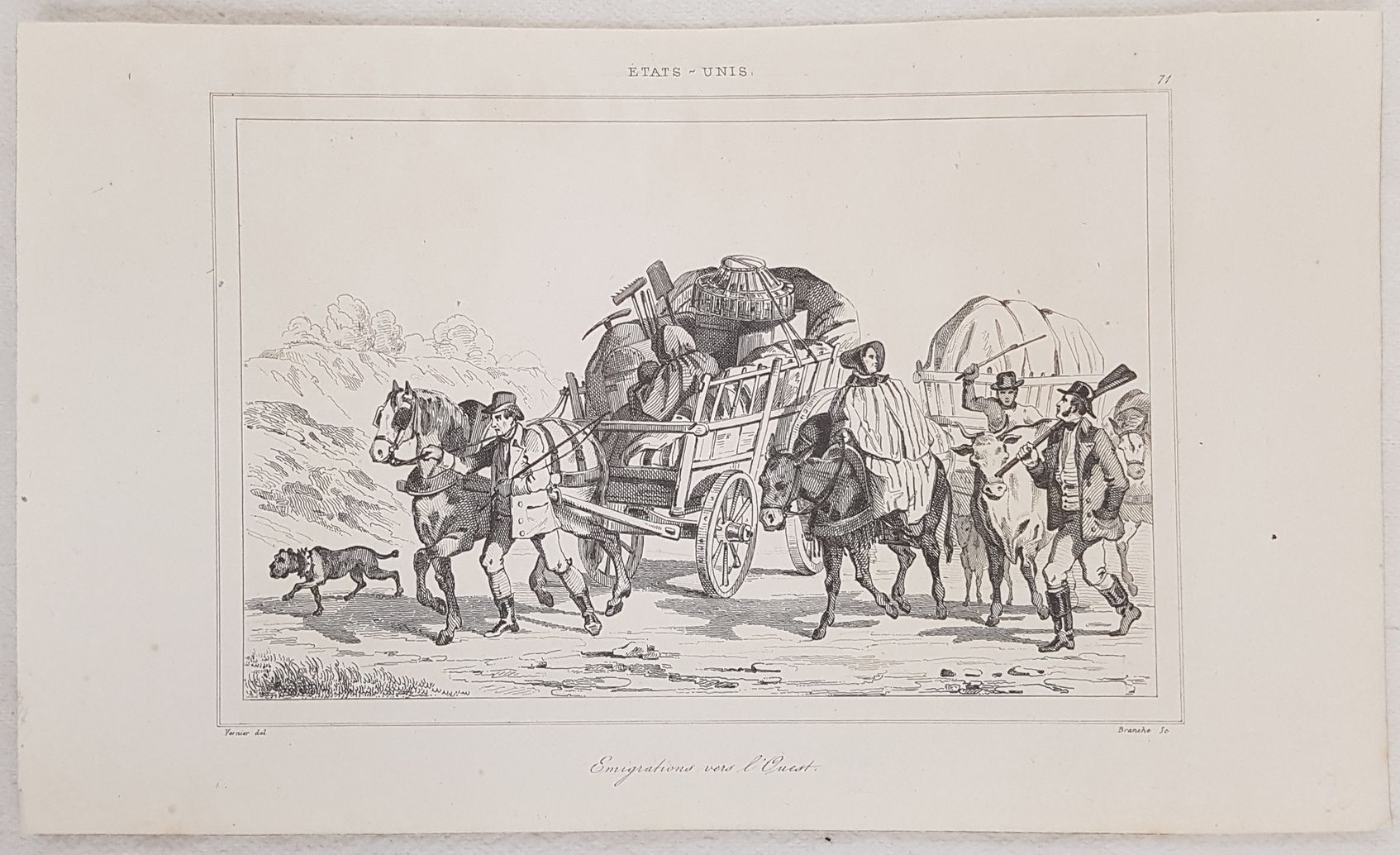 EMIGRATION VERS L’OUEST