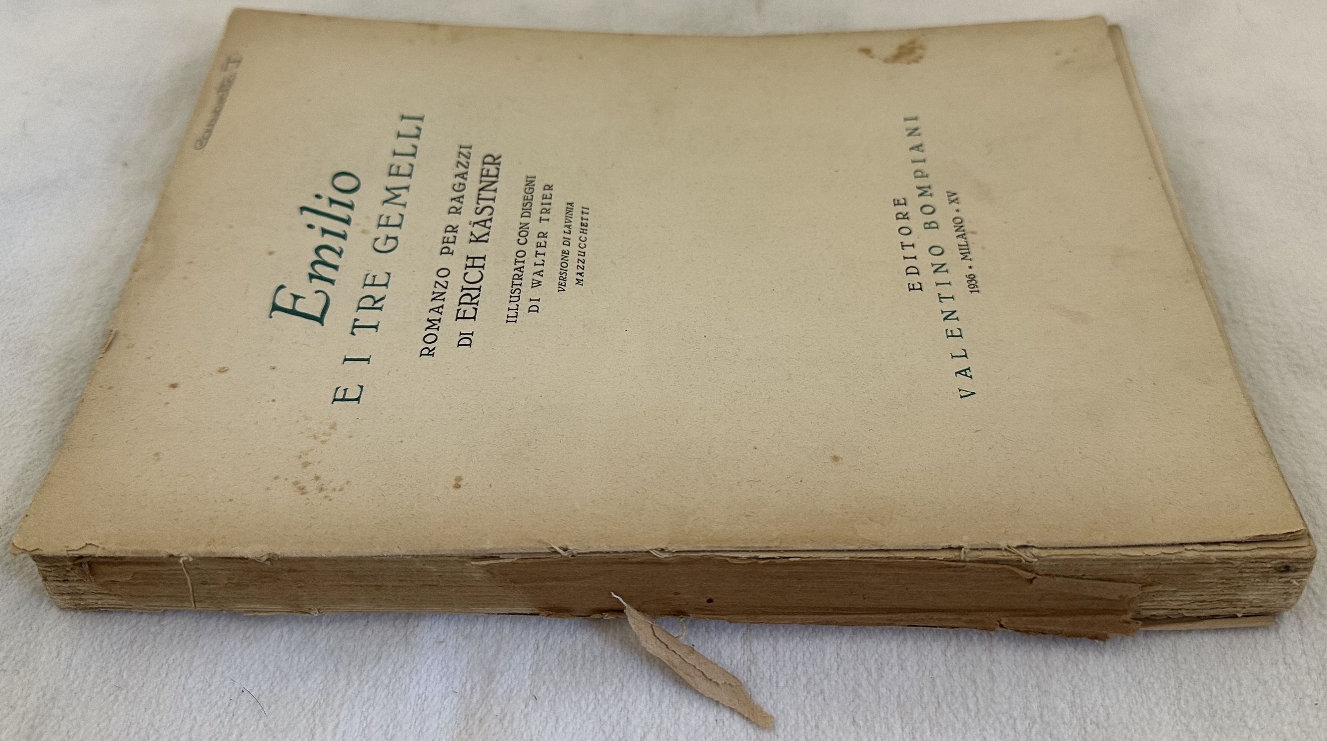 EMILIO E I TRE GEMELLI ROMANZO PER RAGAZZI DI ERICH …