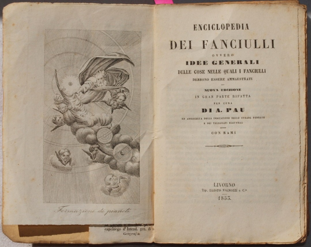ENCICLOPEDIA DEI FANCIULLI OVVERO IDEE GENERALI DELLE COSE NELLE QUALI …