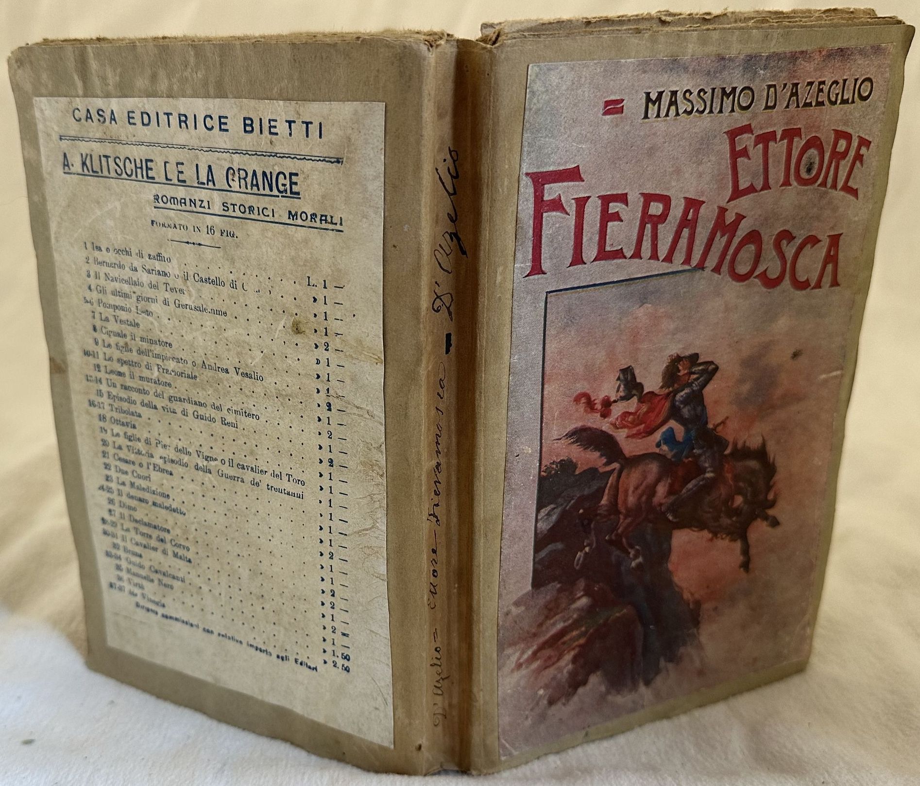 ETTORE FIERAMOSCA O LA DISFIDA DI BARLETTA