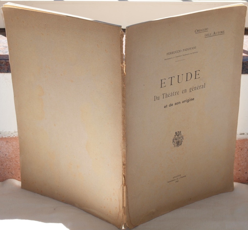 ETUDE DU THEATRE EN GENERAL ET DE SON ORIGINE