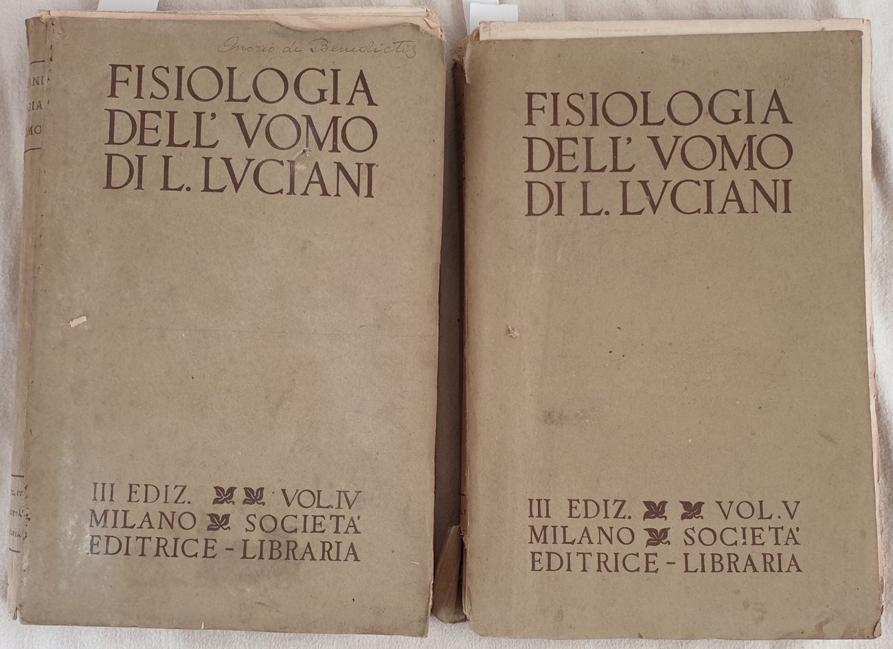 FISIOLOGIA DELL'UOMO VOLUME QUARTO CON 217 FIGURE NERE E A …