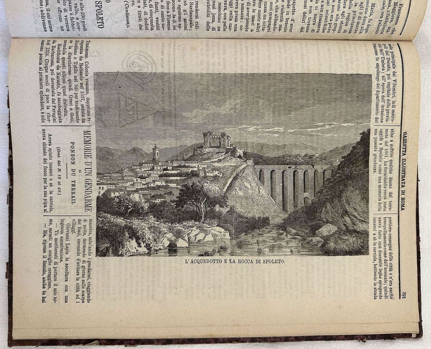GAZZETTA ILLUSTRATA DI ROMA SUPPLEMENTO ALLA CAPITALE ANNO 1871-73