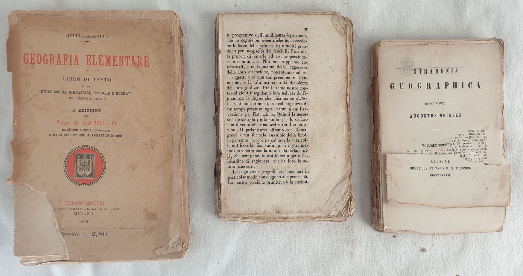 GEOGRAFIA ELEMENTARE - VOLUME GEOGRAFIA PRE-UNITARIO - GEOGRAPHICA RECOGNOVIT AUGUSTUS …