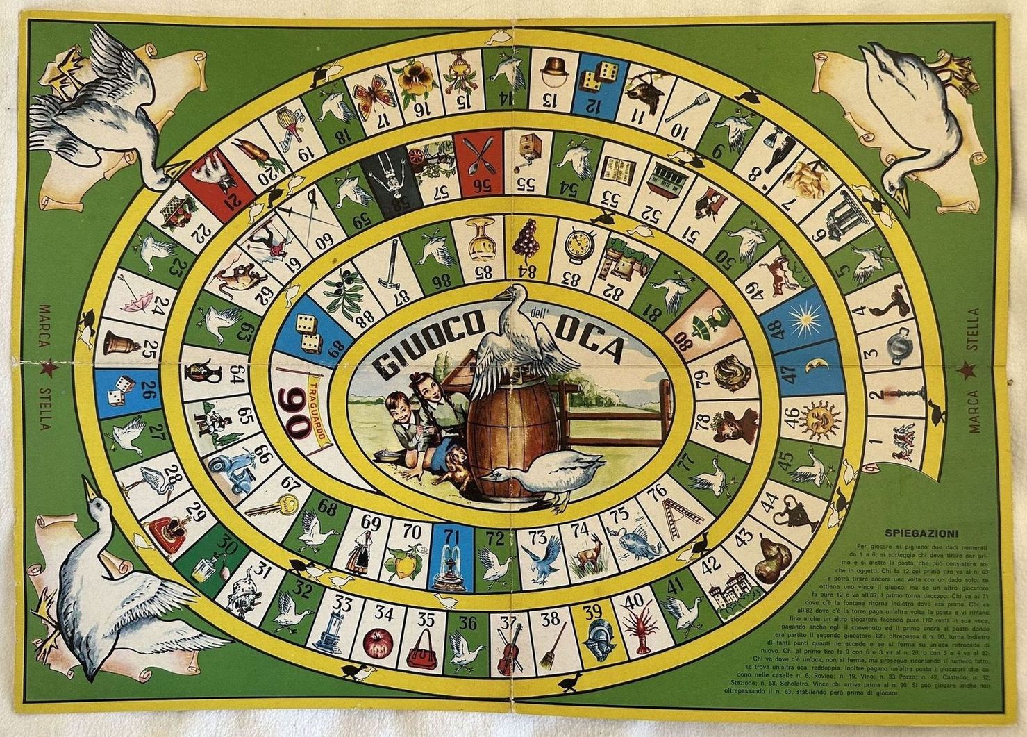 GIUOCO DELL'OCA MARCA STELLA