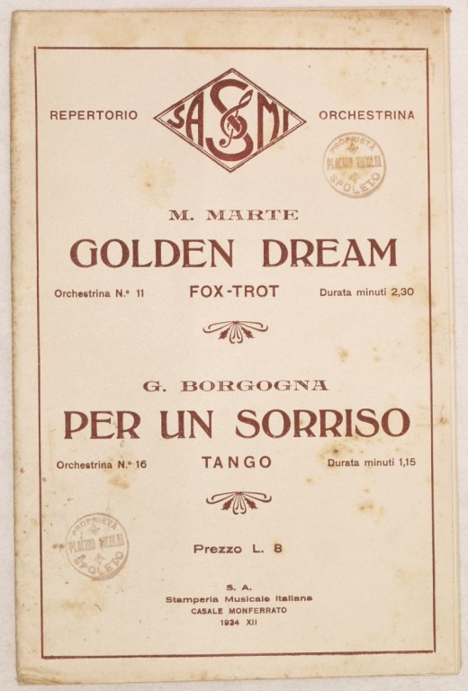 GOLDEN DREAM - PER UN SORRISO