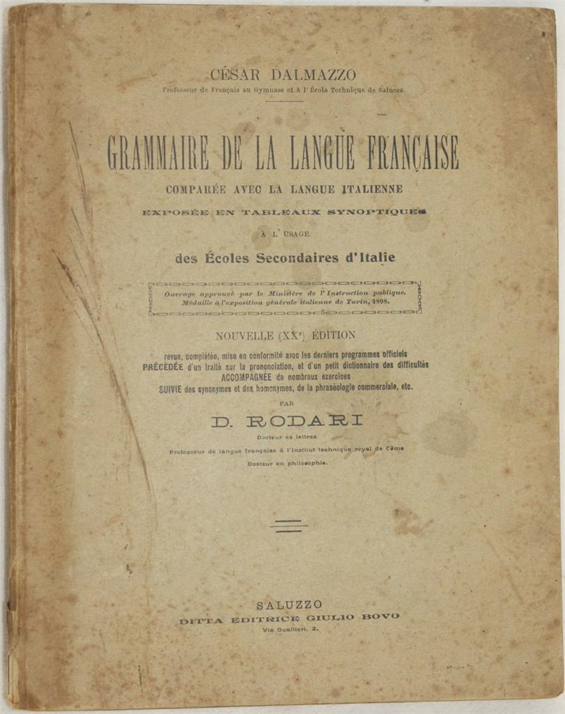 GRAMMAIRE DE LA LANGUE FRANCAISE