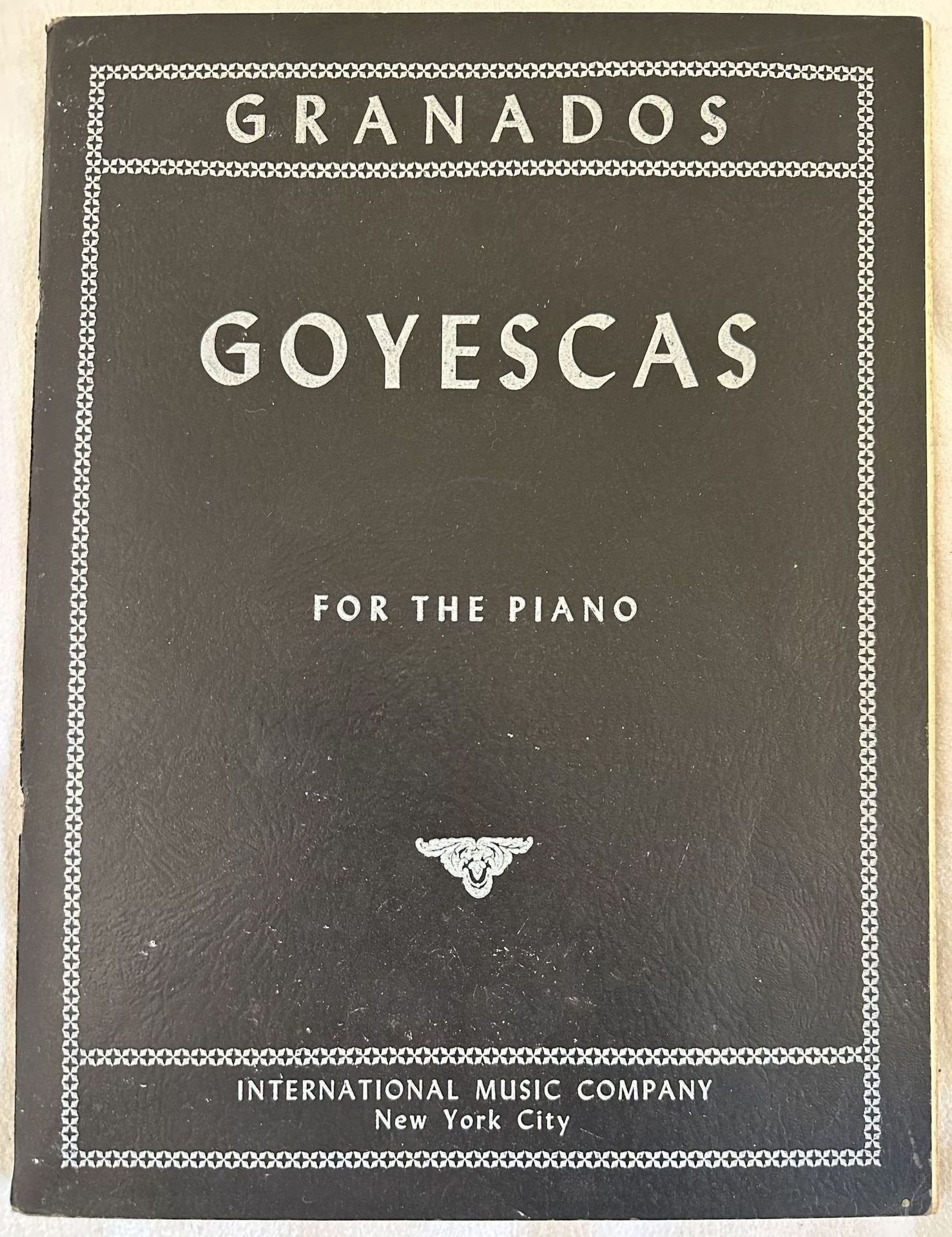 GRANADOS GOYESCAS FOR THE PIANO 1 LOS REQUIEBROS 2 COLOQUIO …