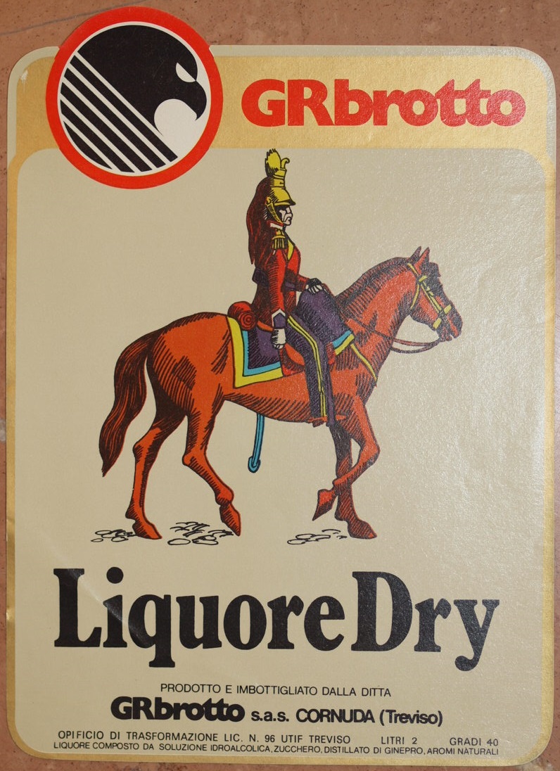 GRBROTTO LIQUORE DRY PRODOTTO E IMBOTTIGLIATO DALLA DITTE GRBROTTO S.A.S. …
