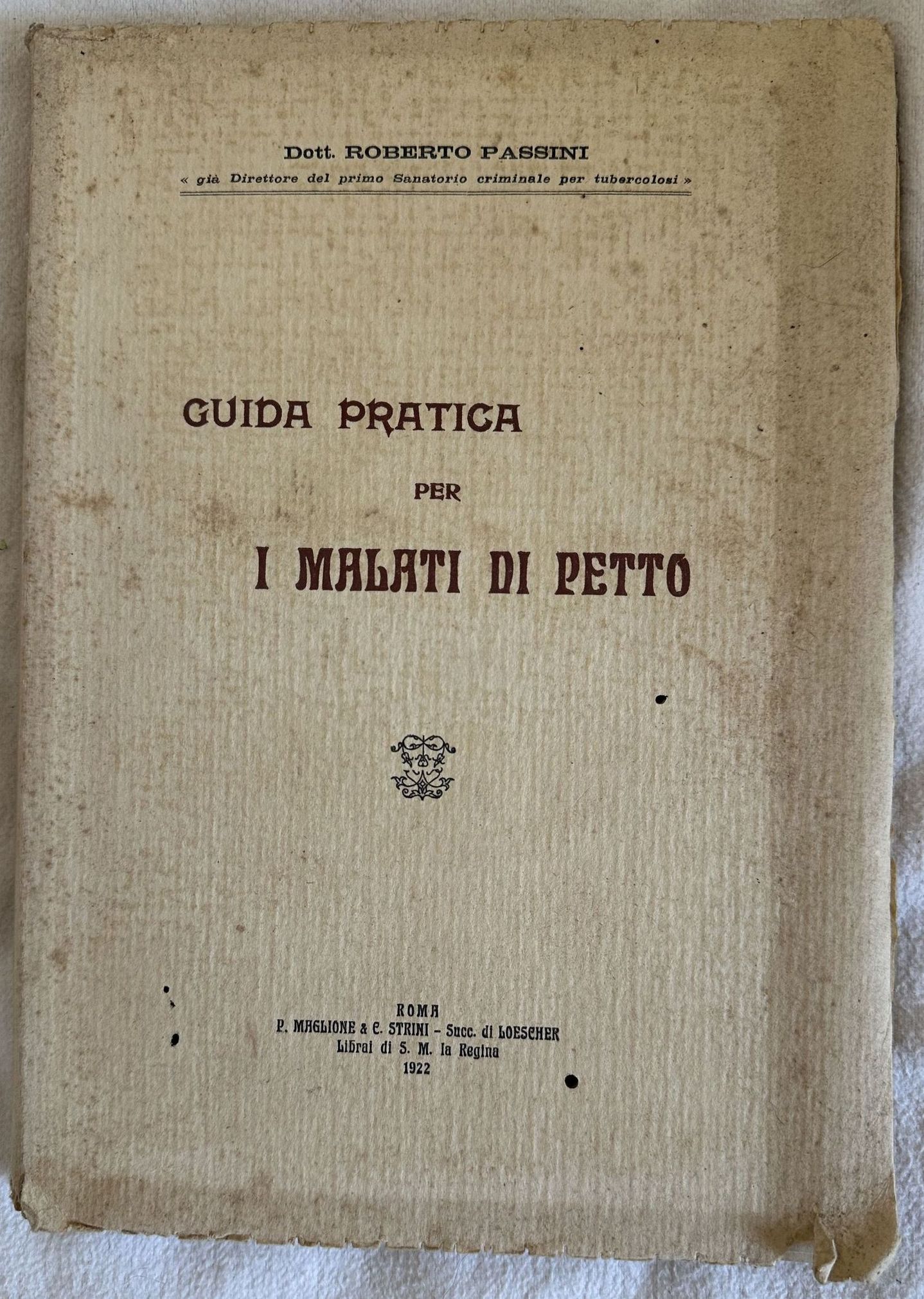 GUIDA PRATICA PER I MALATI DI PETTO