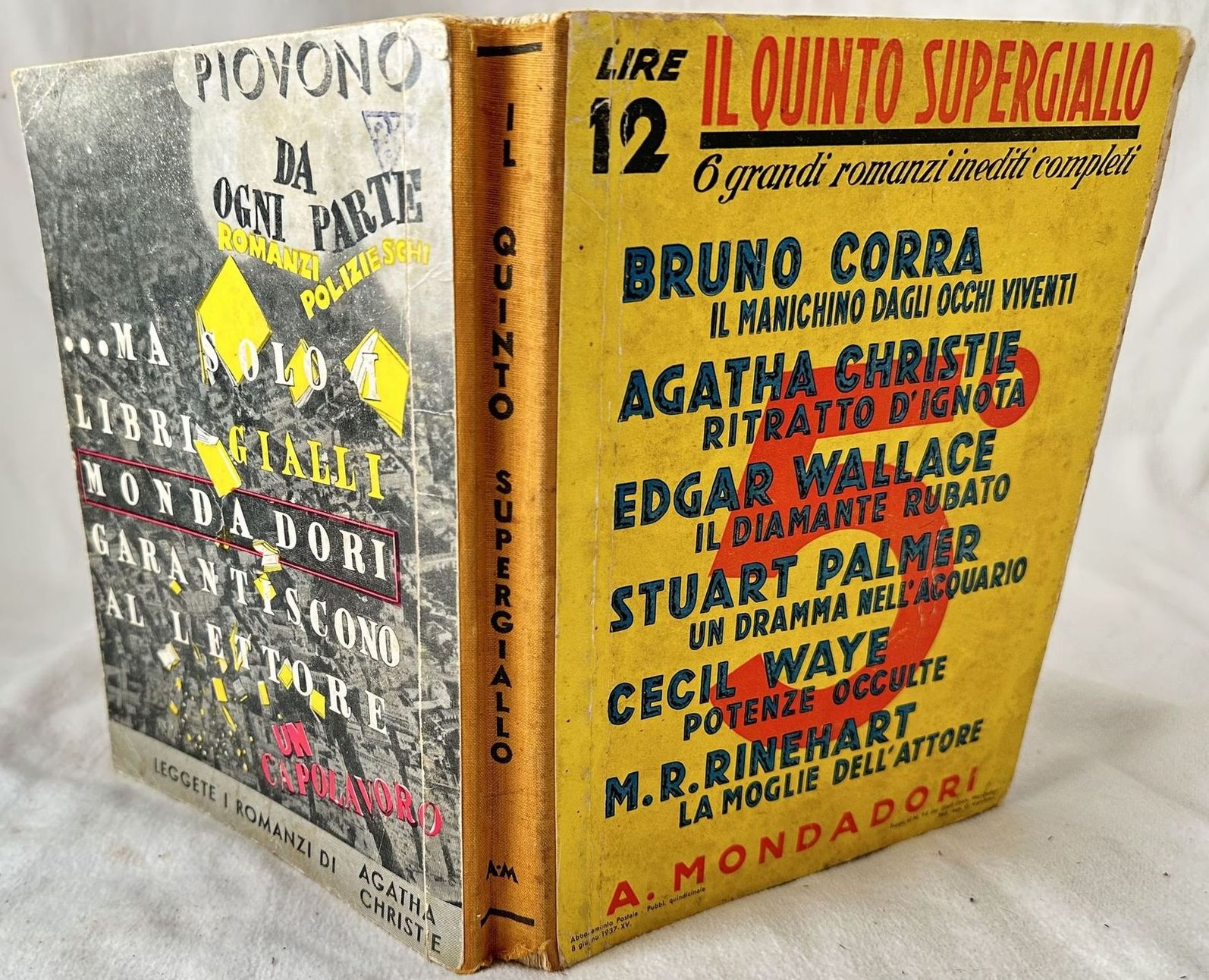 IL 5 SUPERGIALLO RITRATTO D'IGNOTA IL DIAMANTE RUBATO IL MANICHINO …