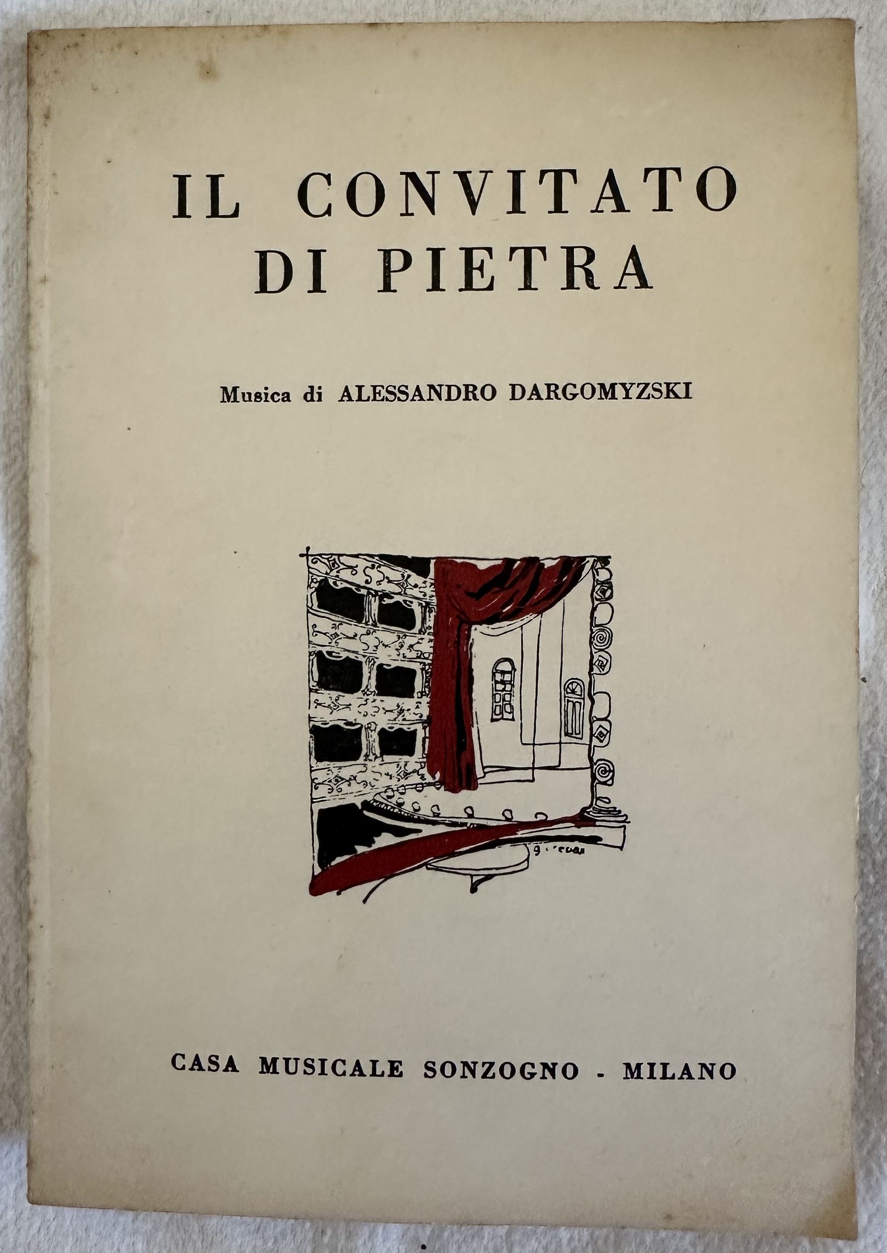 IL CONVITATO DI PIETRA (L'OSPITE DI PIETRA) OPERA IN TRE …