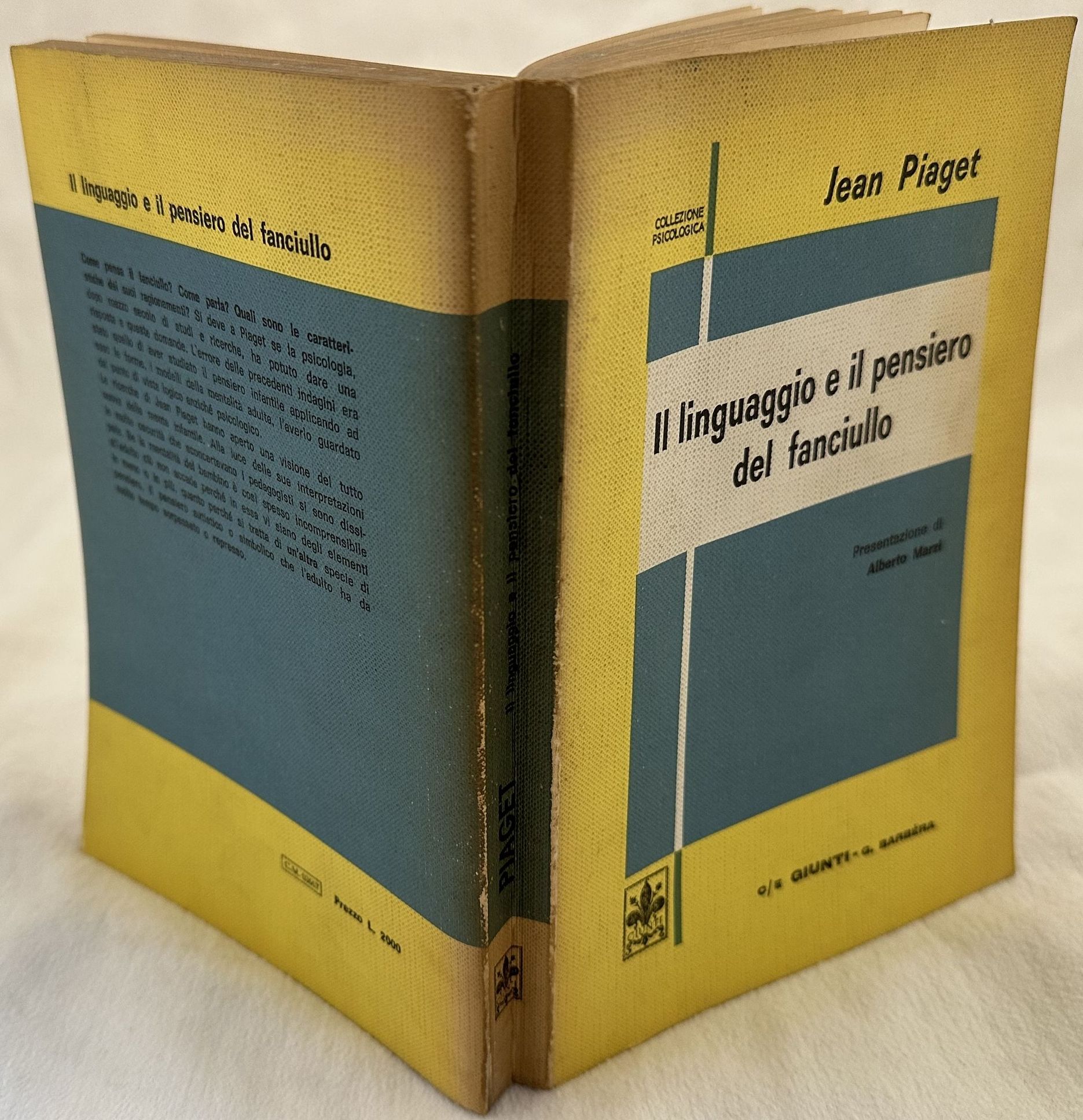 IL LINGUAGGIO E IL PENSIERO DEL FANCIULLO TRADUZIONE DI CARLA …