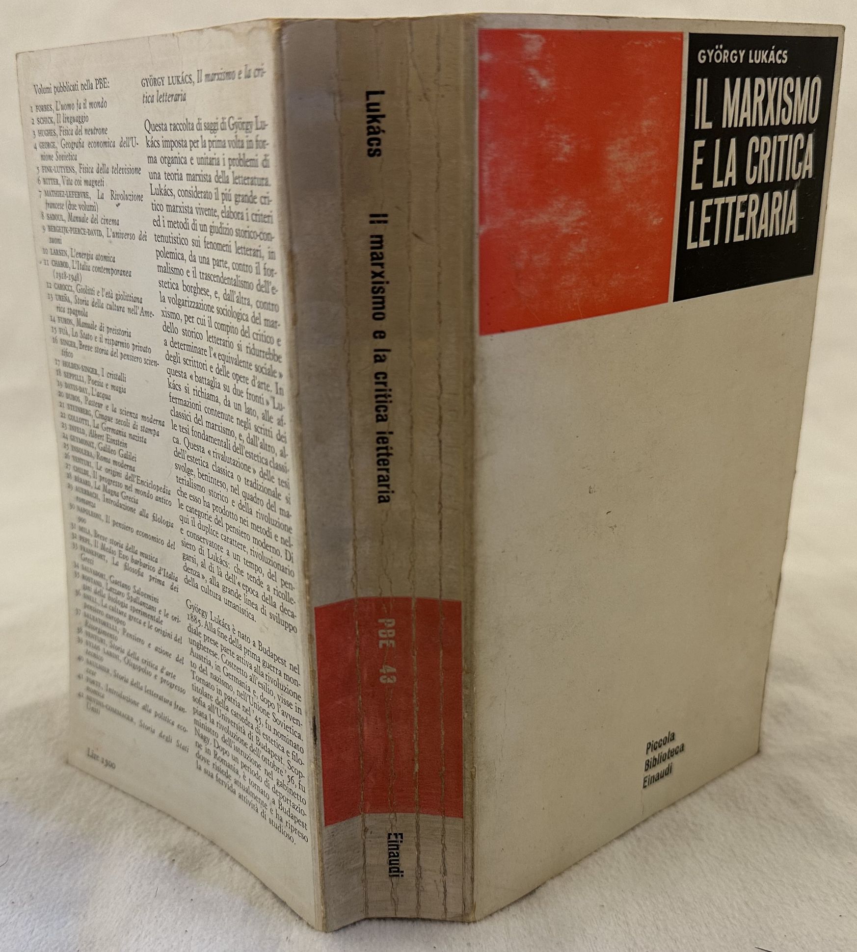 IL MARXISMO E LA CRITICA LETTERARIA