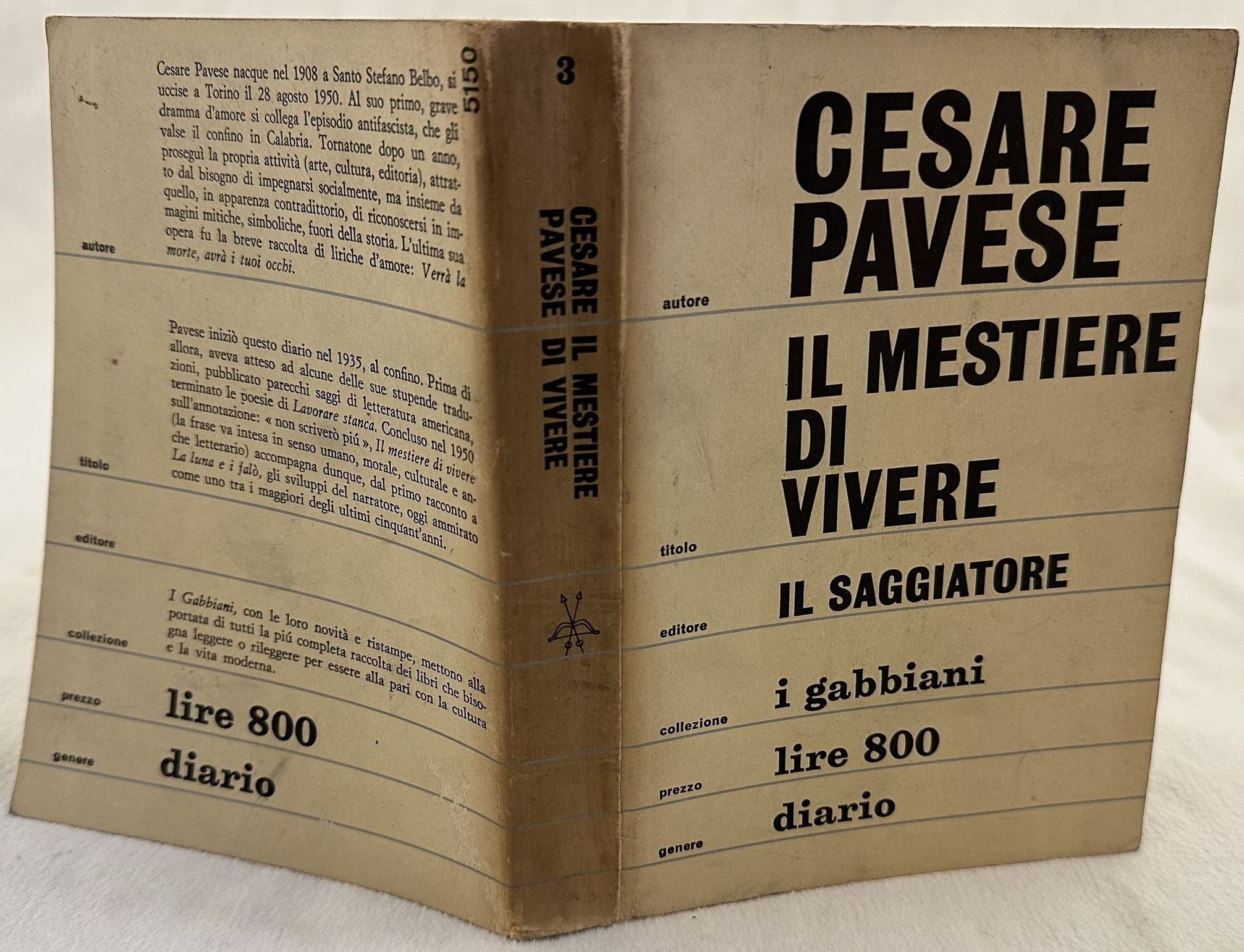 IL MESTIERE DI VIVERE (DIARIO 1935-1950)