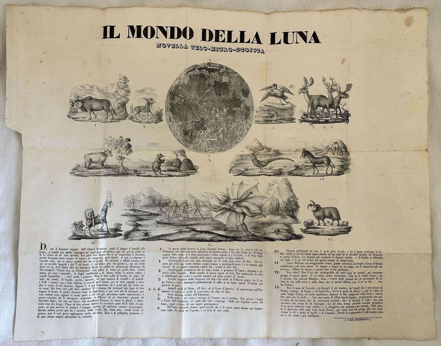 IL MONDO DELLA LUNA NOVELLA TELO-MICRO-SCOPICA