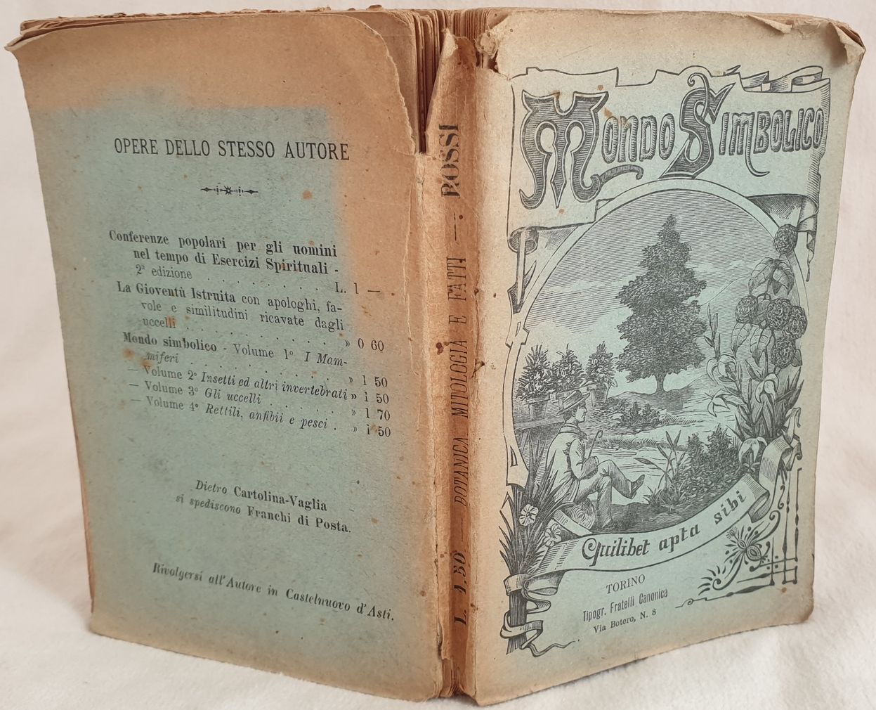 IL MONDO SIMBOLICO VOLUME UNICO DELLA SECONDA PARTE I VEGETALI