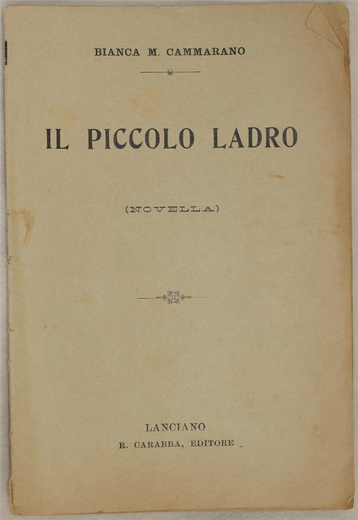 IL PICCOLO LADRO (NOVELLA)