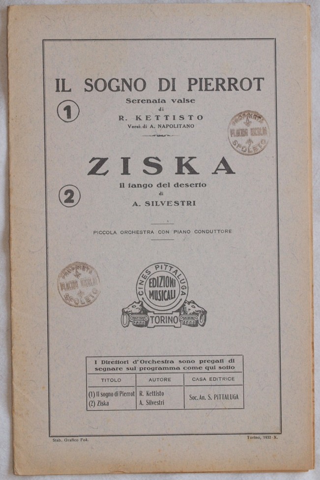 IL SOGNO DI PIERROT - ZISKA