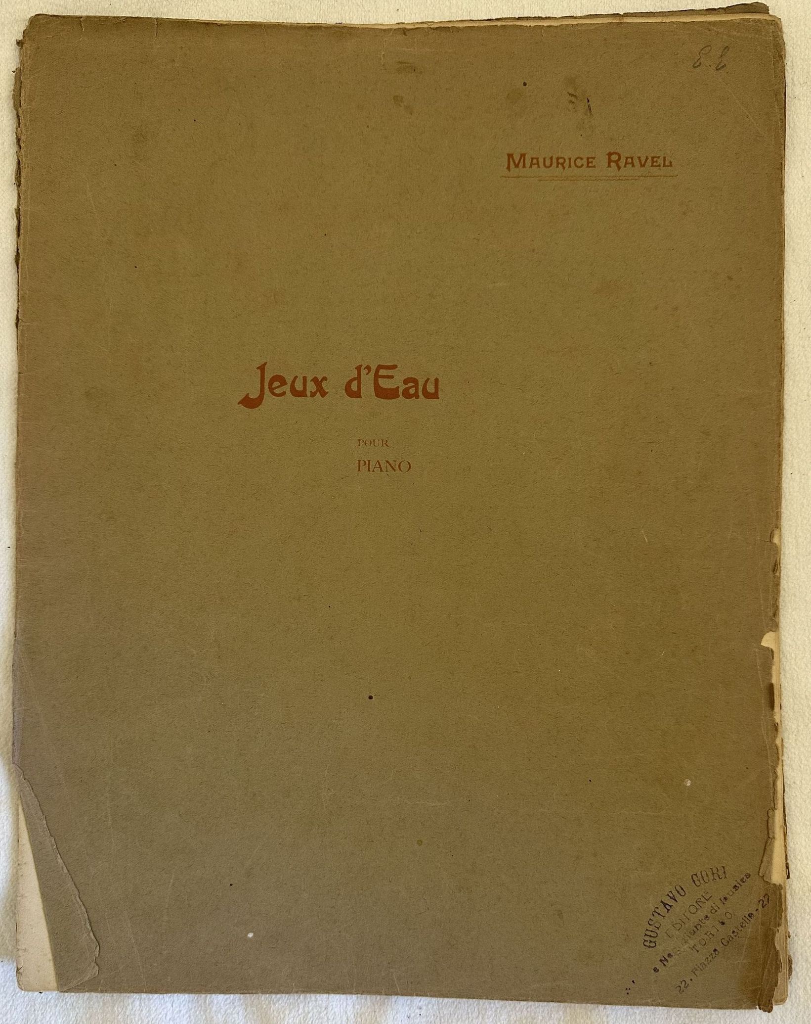 JEUX D'EAU POUR PIANO