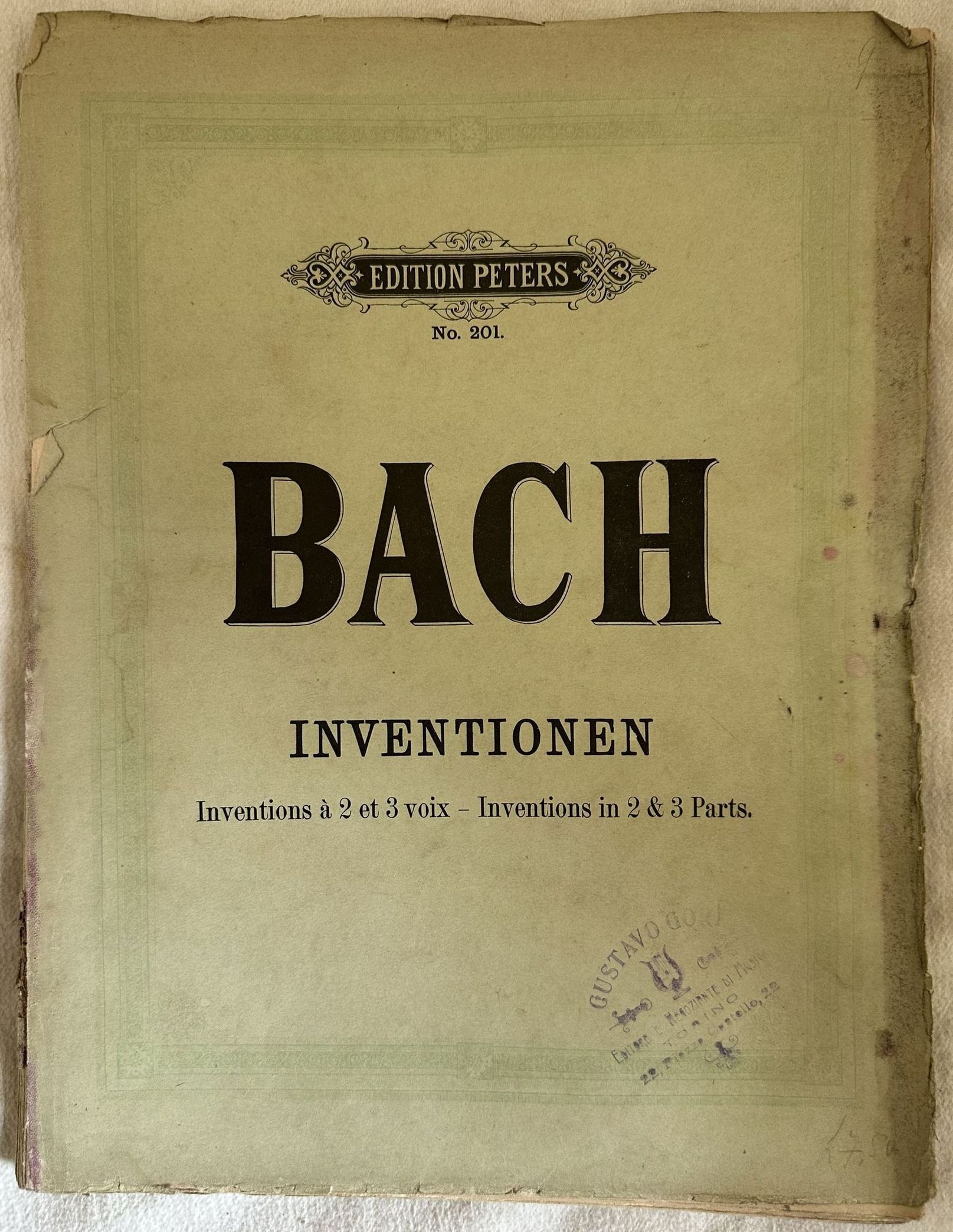 KLAVIERWERKE VON JOH. SEB. BACH HERAUSGEGEBEN VON CZERNY GRIEPENKERL UND …