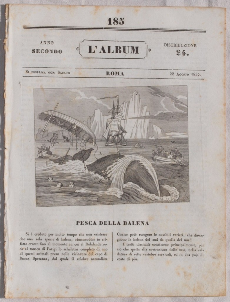 L'ALBUM DI ROMA 22 AGOSTO 1835