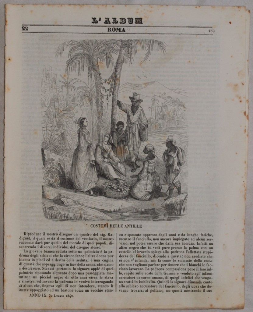 L'ALBUM DI ROMA 30 LUGLIO 1842