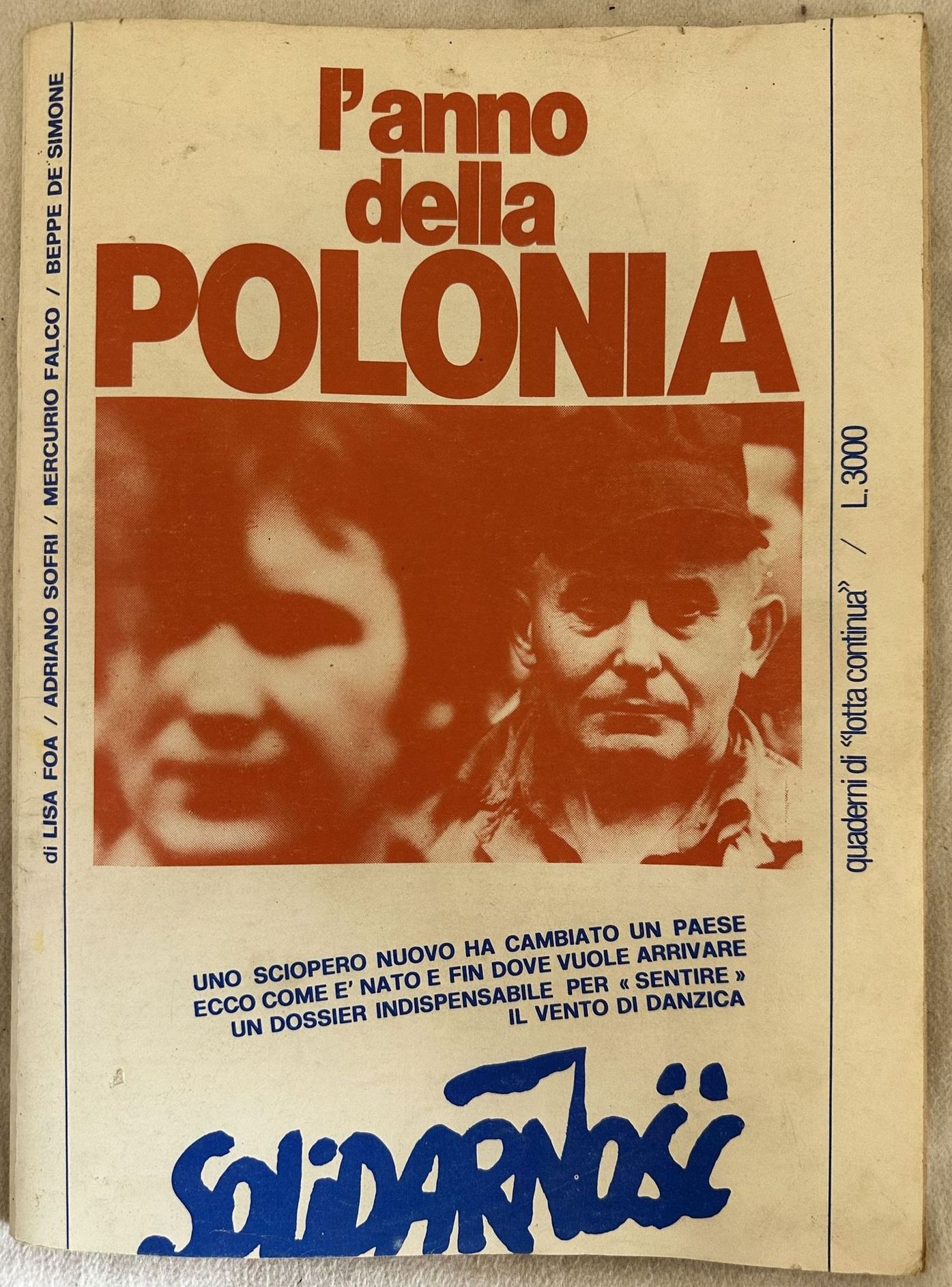 L'ANNO DELLA POLONIA DI LISA FOA ADRIANO SOFRI MERCURIO FALCO …