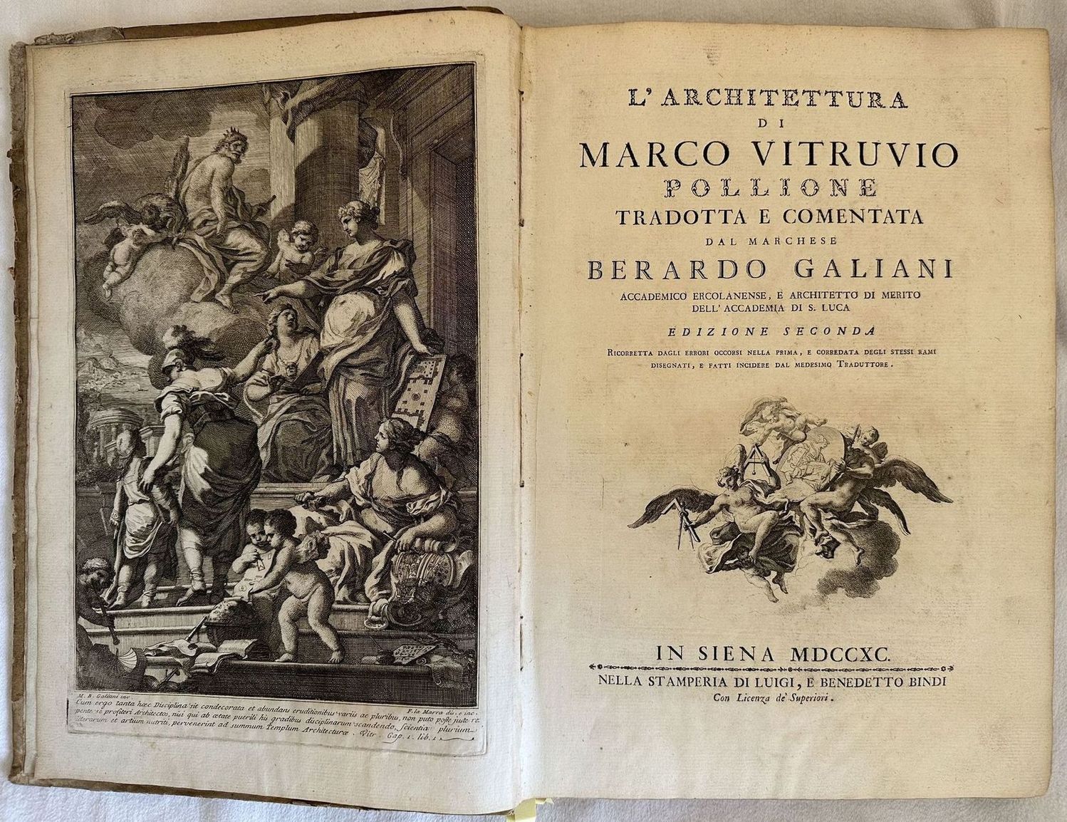 L'ARCHITETTURA DI MARCO VITRUVIO POLLIONE TRADOTTA E COMMENTATA DAL MARCHESE …