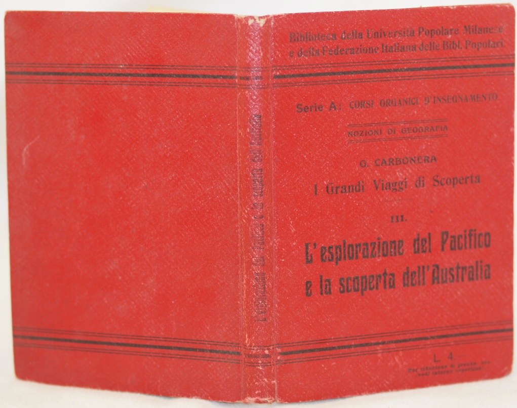 L'ESPLORAZIONE DEL PACIFICO E LA SCOPERTA DELL'AUSTRALIA