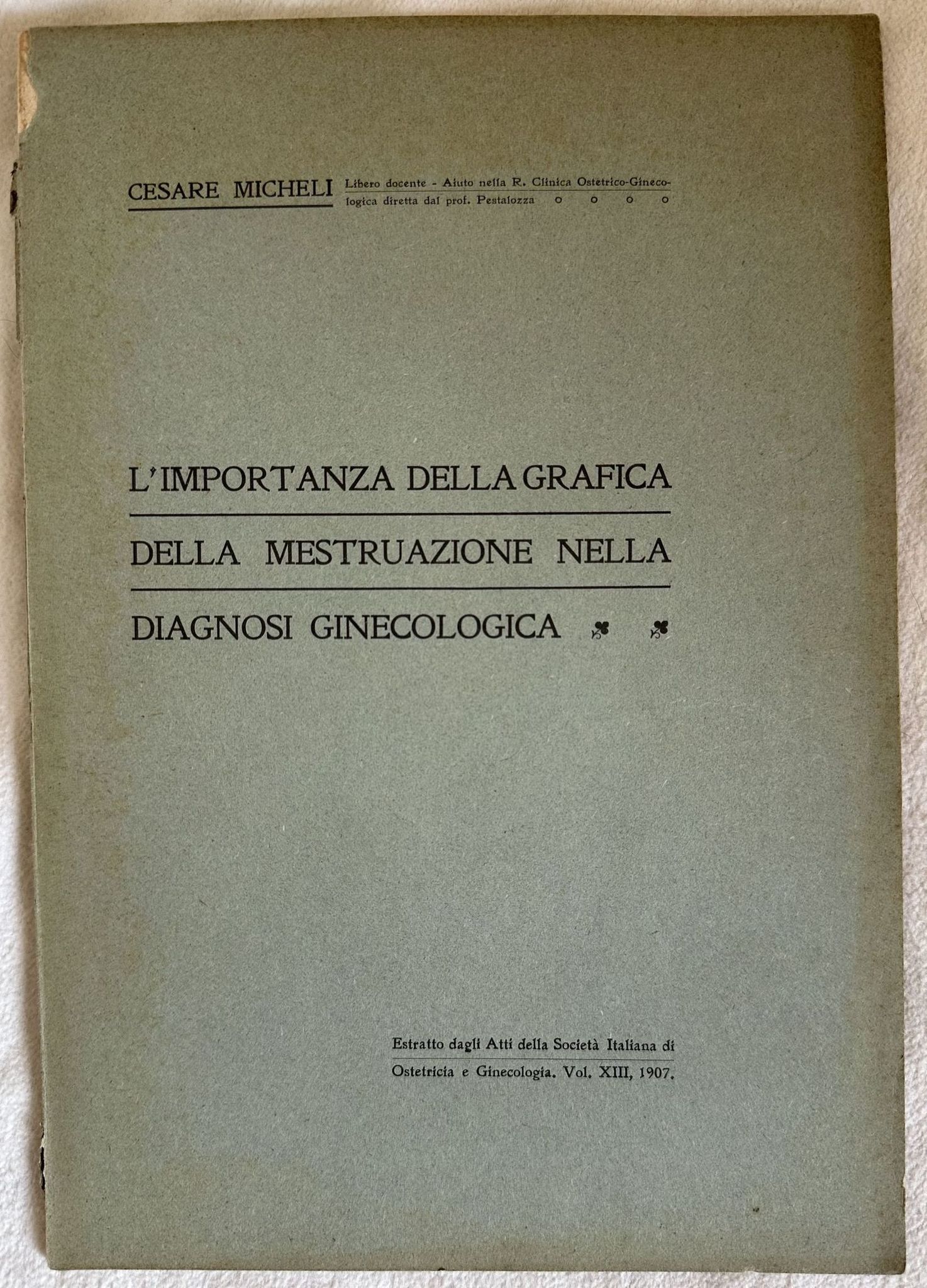 L'IMPORTANZA DELLA GRAFICA DELLA MESTRUAZIONE NELLA DIAGNOSI GINECOLOGICA