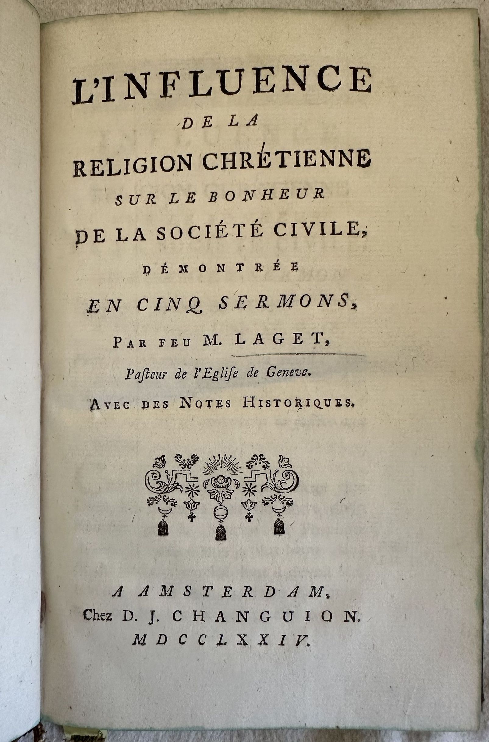 L'INFLUENCE DE LA RELIGION CHRETIENNE SUR LE BONHEUR DE LA …